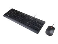 Lenovo Essential Wired Combo Tastatur og mus-sæt Kabling Fransk