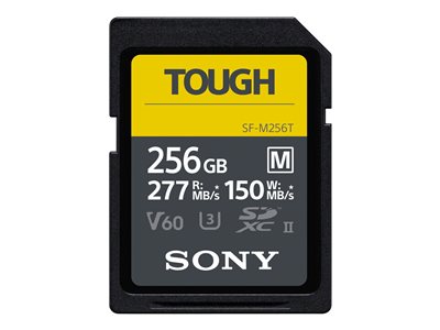 Sony SF-M Series Tough SF-M256T - flash memory card - 256 GB - SDXC UHS-II