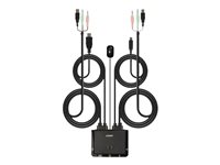 LINDY 2 Port HDMI 18G KVM Switch