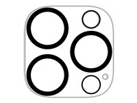 Screenor Vizor+ Objektiv beskyttelse Sort Transparent Apple iPhone 14 Pro, 14 Pro Max