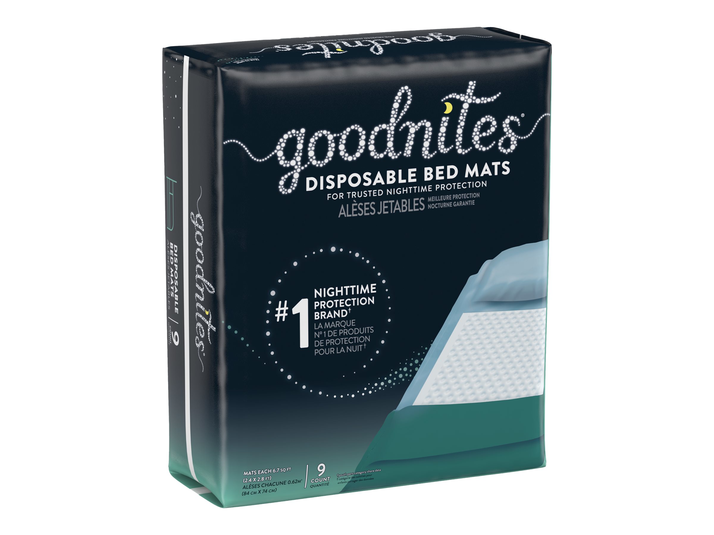GoodNites Incontinence Bed Mats - 9s