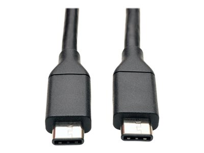 Tripp Lite 3ft USB 3.1 Gen 1.5 Gbps Cable USB Type C USB-C to USB-C M/M 3' - USB cable - 24 pin USB-C (M) to 24 pin USB-C (M) - USB 3.1 - 91.4 cm - molded - black