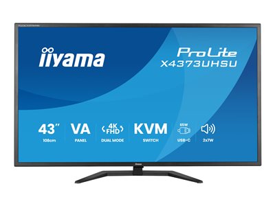 ProLite X4373UHSU-B2 - LED monitor - 4K - 43" - HD