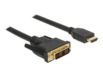 DELOCK Kabel DVI 18+1 -> HDMI-A St 2.00m schwarz - 85584