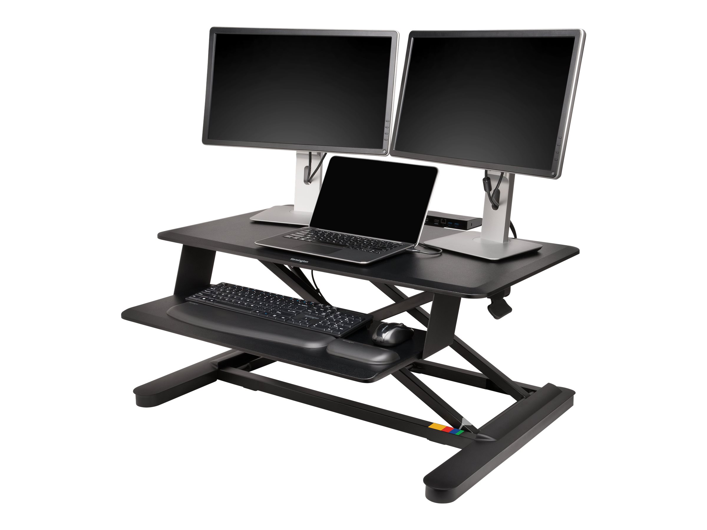 Kensington SmartFit Sit/Stand Desk notebook Product shot Right-angle 80001