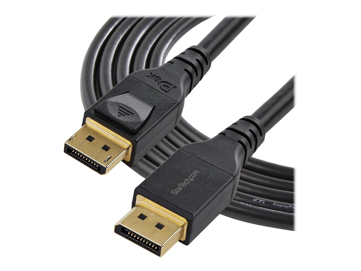 StarTech.com 13ft/4m VESA Certified DisplayPort 1.4 Cable, 8K 60Hz HBR3 HDR, Super UHD DisplayPort to DisplayPort Monitor Cord, Ultra HD 4K 120Hz DP 1.4 Video Cable M/M DP Connectors - DP 1.4 Latching Cable - kabel DisplayPort - DisplayPort do DisplayPort - 4 m – foto 2
