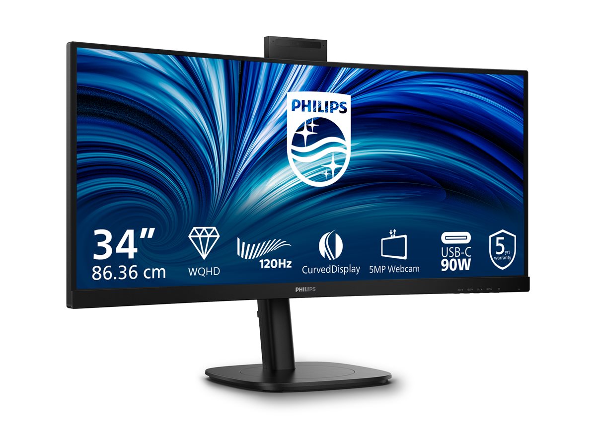Philips 34B2U3600CH 3000 Series LED monitor curved 34 Product shot Front 979875