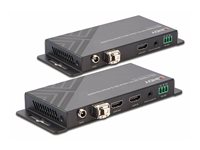Kit Extender Fibre Optique HDMI 4K60, IR, RS232 & Audio, 300m/1000m