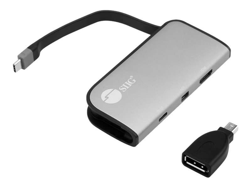 SIIG USB-C to mDP & HDMI VXP Video Adapter with 100W PD 3.0