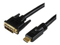 StarTech.com 25 ft HDMI® to DVI-D Cable - HDMI to DVI Adapter / Converter Cable - 1x DVI-D Male, 1x HDMI Male - Black, 25 feet (HDDVIMM25)