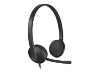 LOGI H340 USB Headset black