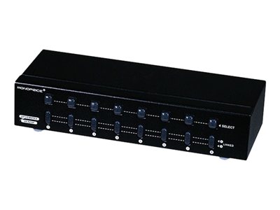 Monoprice VX-8208F 2X8 SVGA VGA MATRIX Switcher Splitter Amplifier Multiplier 250MHz