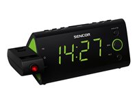 Sencor SRC 330 GN Clock-radio Sort Grøn