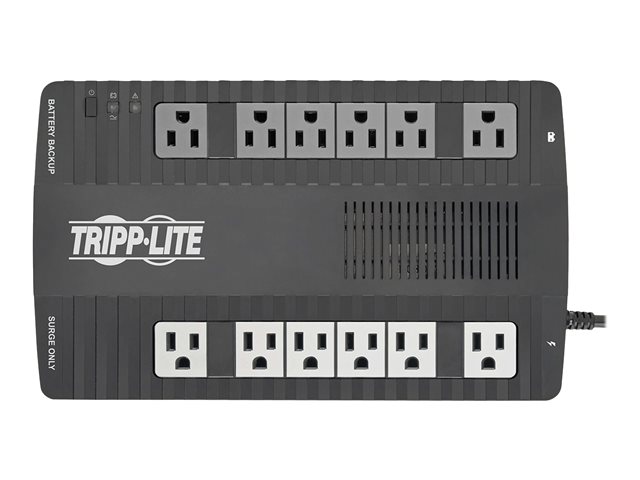 Tripp Lite UPS 750VA 450W Desktop Battery Back Up AVR 50/60Hz Compact 120V USB RJ11