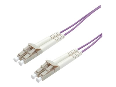 ROLINE LWL-Kabel LC/LC violett 0,5m Netzwerk-Zubehör