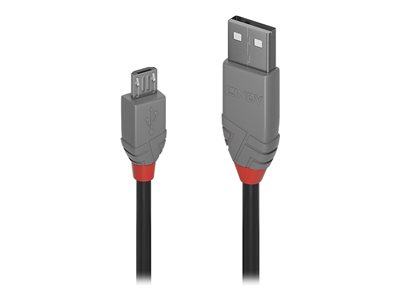 LINDY USB 2.0 Kabel Typ A/Micro-B Anthra Line M/M 5m - 36735
