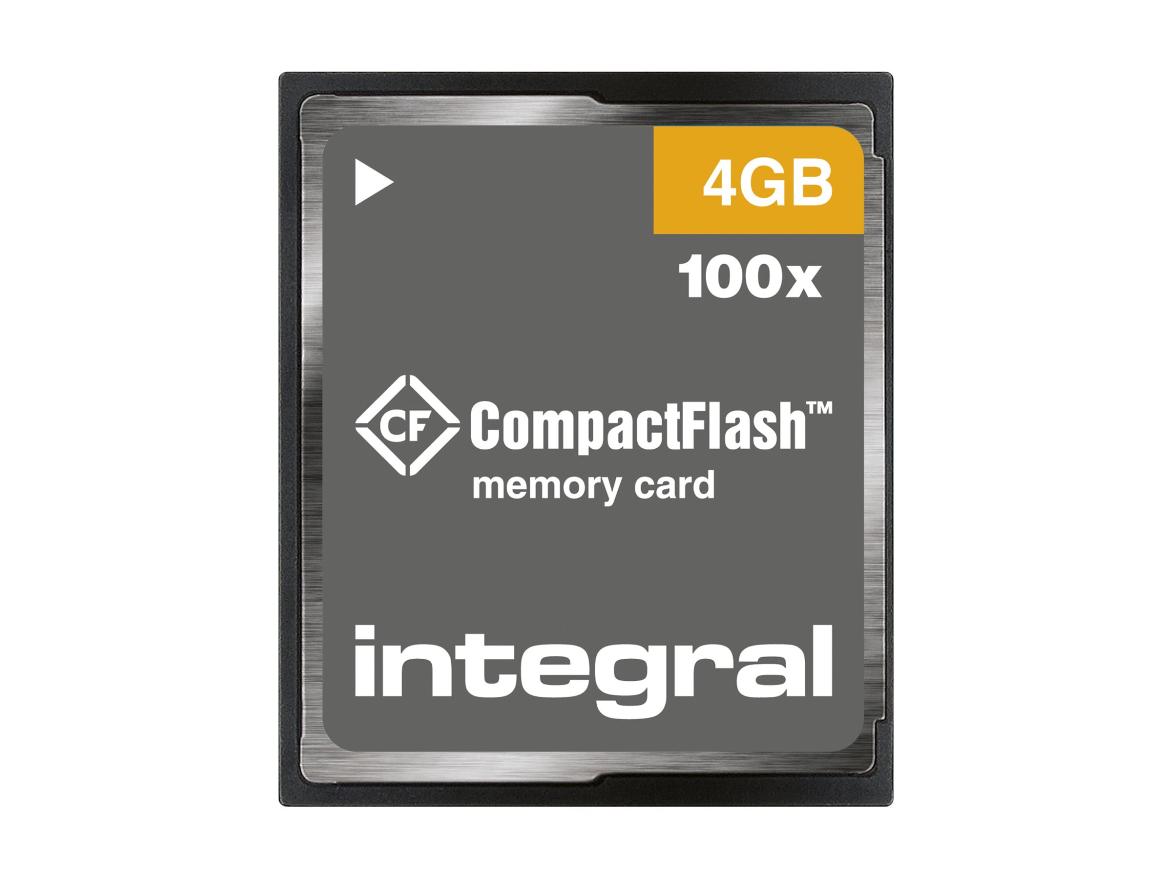 An image of Integral - flash memory card - 4 GB - CompactFlash