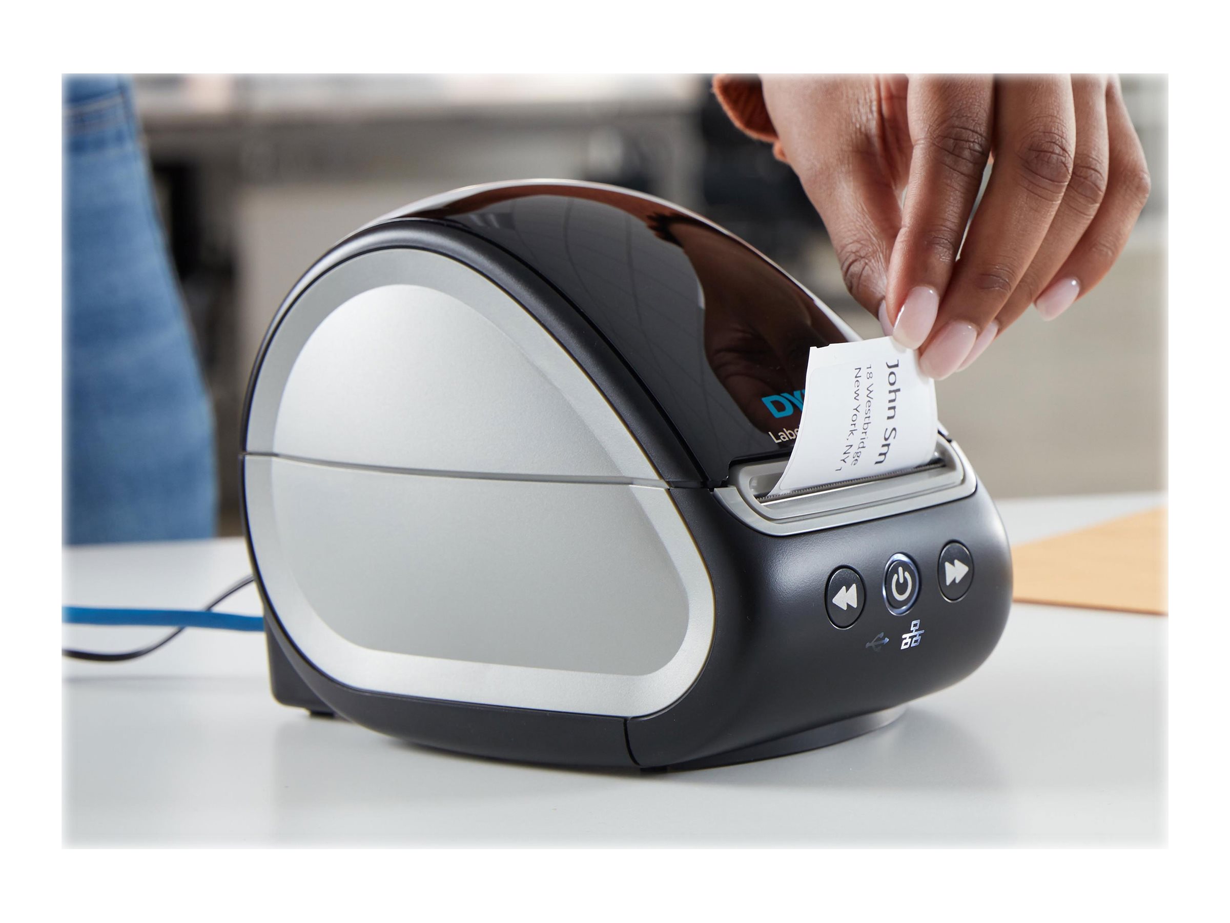 DYMO LabelWriter 550 Turbo label printer B/W direct Usage / lifestyle Left-angle 72756