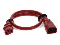 AddOn - Rallonge de câble d'alimentation - IEC 60320 C14 pour power IEC 60320 C13 - CA 100-250 V 