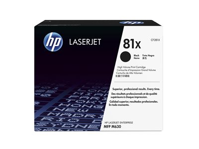 HP 81X High Yield Black Toner LJ Enterpr