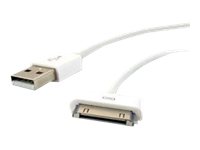 Comprehensive Power / audio / video cable USB male to Apple Dock male 91 cm white 