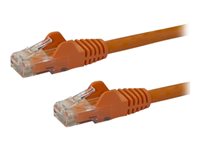 StarTech.com 50cm CAT6  Cable - Orange Snagless  CAT 6 Wire - 100W  RJ45 UTP 650MHz Category 6 Network Patch Cord UL/TIA (N6PATC50CMOR) CAT 6 Ikke afskærmet parsnoet (UTP) 50cm Netværkskabel Orange