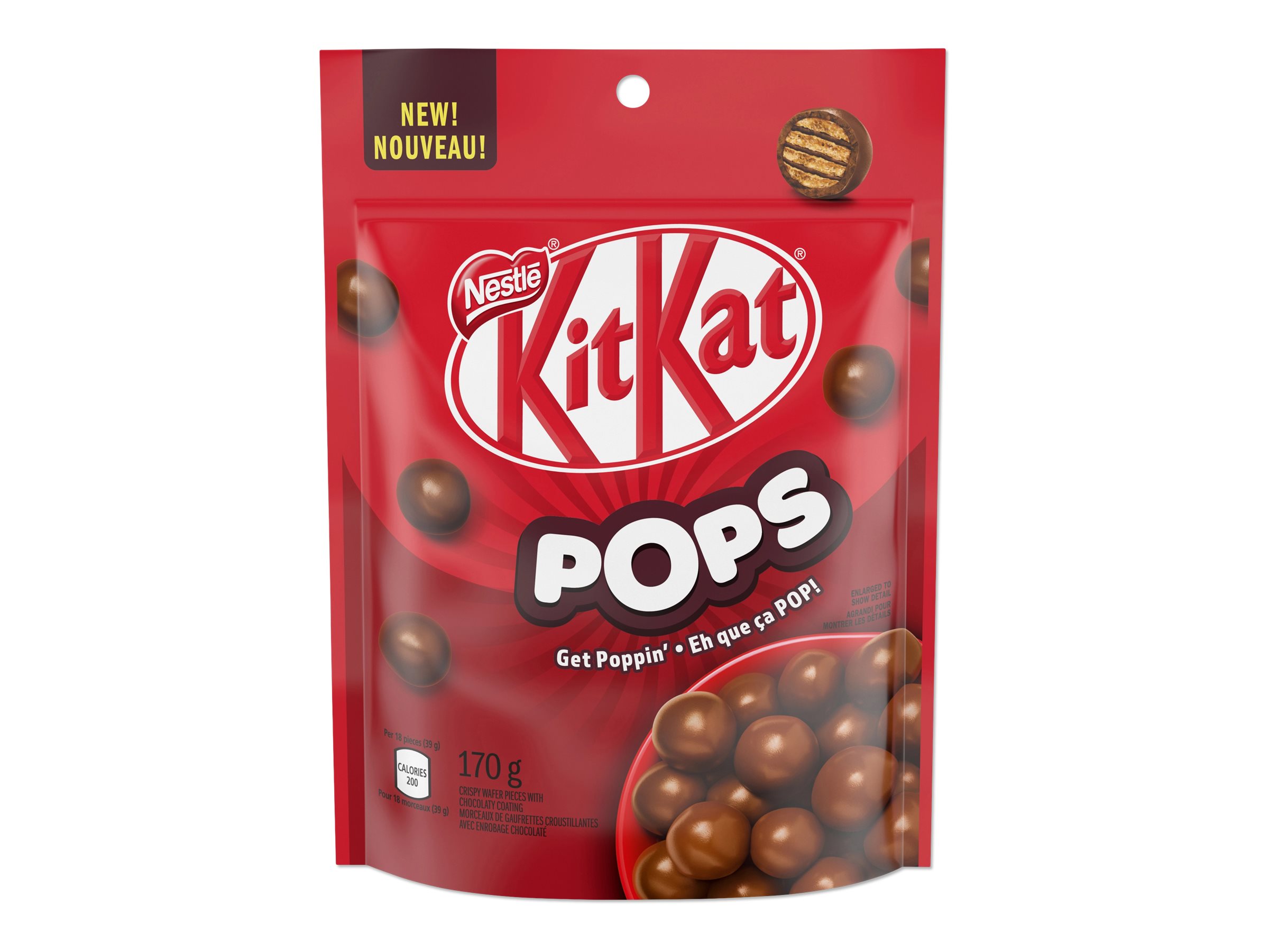 NESTLE KitKat POPS - Milk Chocolate Snacks - 170g