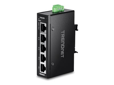 TRENDnet 5-Port Industrial Fast Ethernet DIN-Rail MiniSwitch