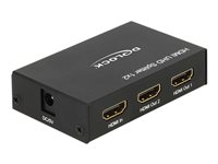 DeLock HDMI UHD Splitter 1 x HDMI in > 2 x HDMI out 4K Video-/audiosplitter HDMI