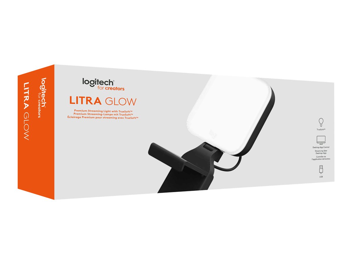 Logitech Litra Glow Premium Streaming Light with TrueSoft lamp head – foto 7