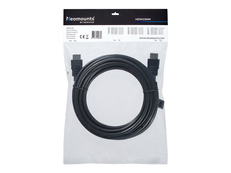 NEOMOUNTS HDMI Cable M-M 5 meter