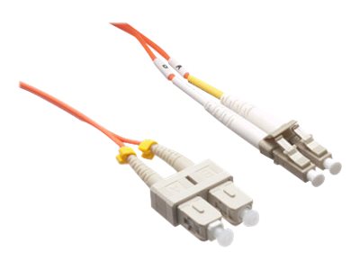 Axiom LC-SC Multimode Duplex OM2 50/125 Fiber Optic Cable