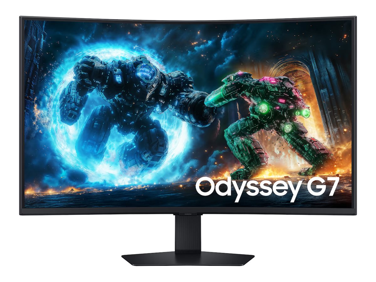 An image of Samsung Odyssey G7 S37FG756EU - G75F Series - LED monitor - curved - 37" - HDR