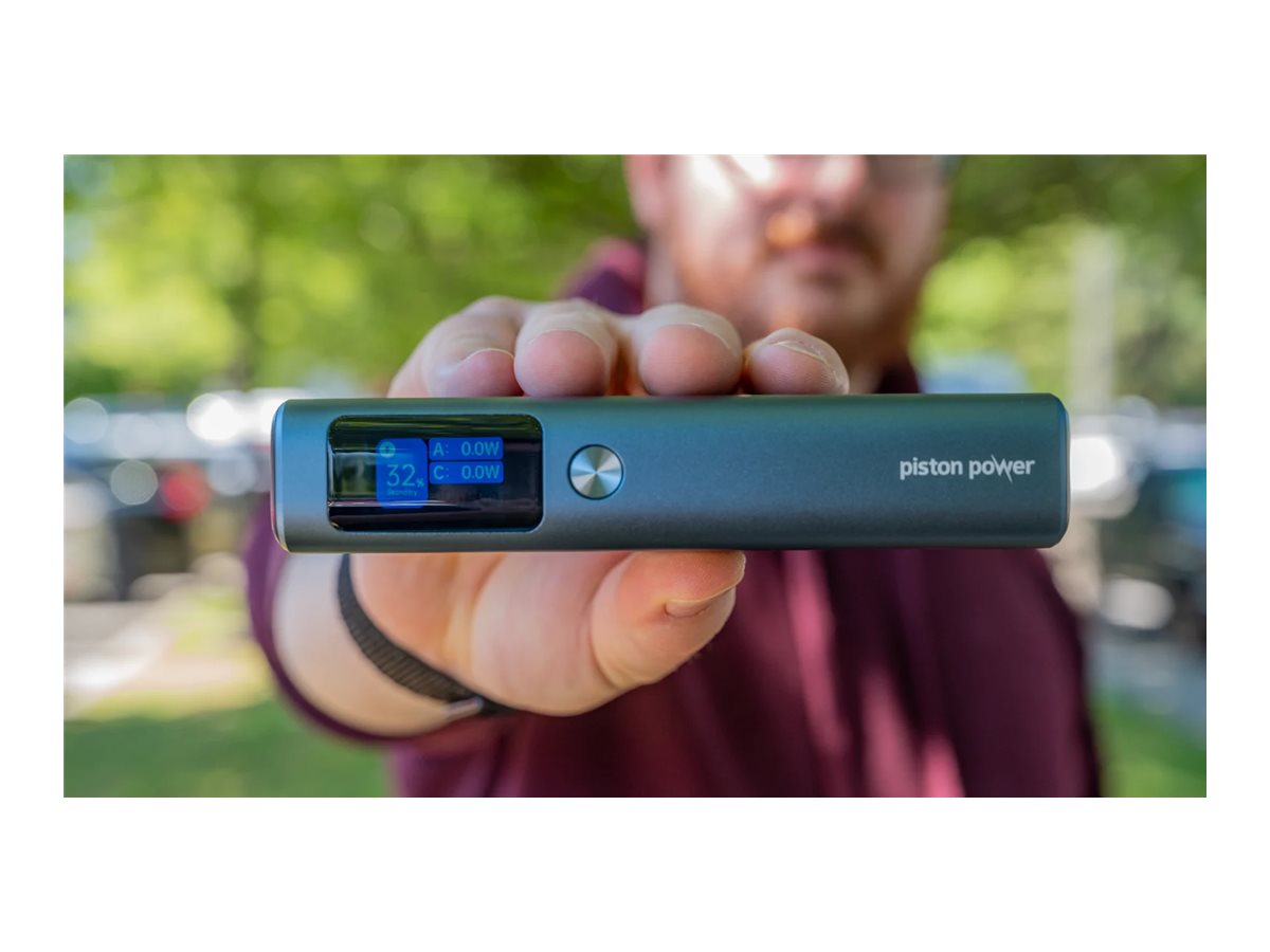 LOGiiX Piston Power Pro 20000mAh USB-A & USB-C Power Bank - Midnight Blue - LGX-13734