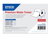 Epson Premium - tickets - matte - 1 roll(s) - Roll (8 cm x 50 m)