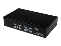 StarTech.com Commutateur KVM 4 Ports VGA USB, Montage en Rack et OSD - Switch KVM - 1920 x 1440