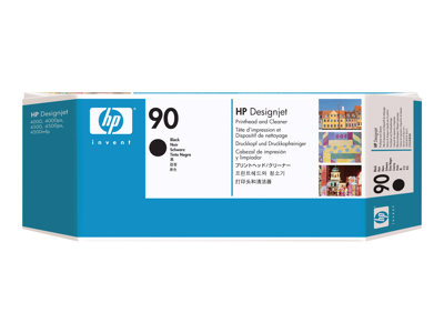 HP 90 - Black - printhead with cleaner