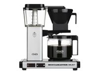 Moccamaster KBG Select Kaffemaskine Matsølv 