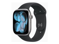 Apple Watch Series 11 (GPS) 46 mm Sort Grå SmartWatch