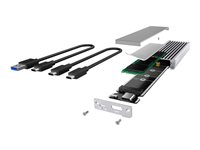 RaidSonic ICY BOX Ekstern Lagringspakning USB 3.1 (Gen 2) M.2 NVMe Card