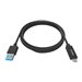 1 m USB C to USB A cable -bandwidth 5 gbit/s - sup