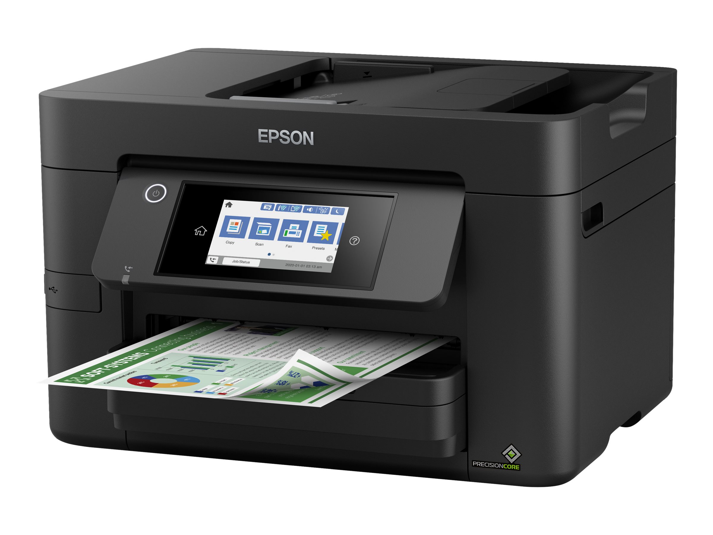 Epson WorkForce Pro Multifunction Printer - Black - WF-3820