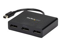 StarTech.com 3-Port Multi Monitor Adapter, Mini DisplayPort 1.2 to 3x DisplayPort MST Hub, Triple 1080p or Dual 4K 30Hz, mDP 