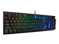 CORSAIR Gaming K60 RGB PRO Keyboard backlit USB key switch: CHERRY VIOLA black