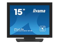 iiyama ProLite T1532MSC-B1S 15' 1024 x 768 VGA (HD-15) HDMI DisplayPort