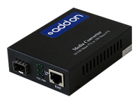 AddOn 100Mbs 1 RJ-45 to 1 SFP Media Converter