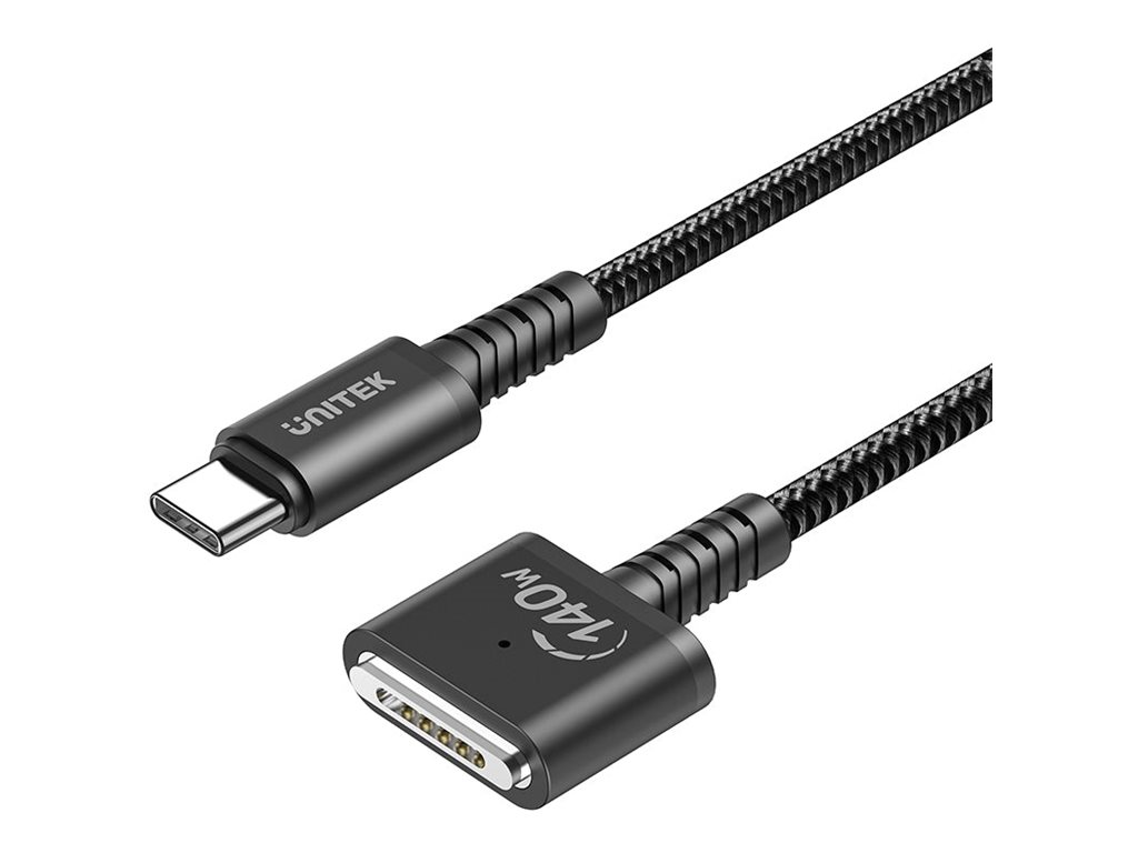 Unitek magnetic charging cable USB-C to MagSafe 3 2 Usage / lifestyle Close-up 72101