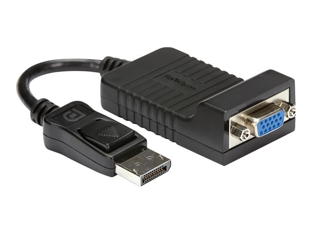 Image of StarTech.com DisplayPort to VGA Adapter - 1920x1200 - Active DP to VGA Video Converter - Plug and Play DP to VGA Connector (DP2VGA) - display adapter - 25 cm
