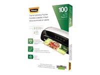 Fellowes 100-pack clear Letter A Siz