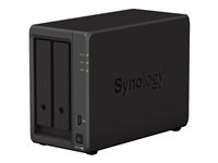 Synology Disk Station DS723+ NAS server 2 bays RAID RAID 0, 1, JBOD RAM 2 GB 